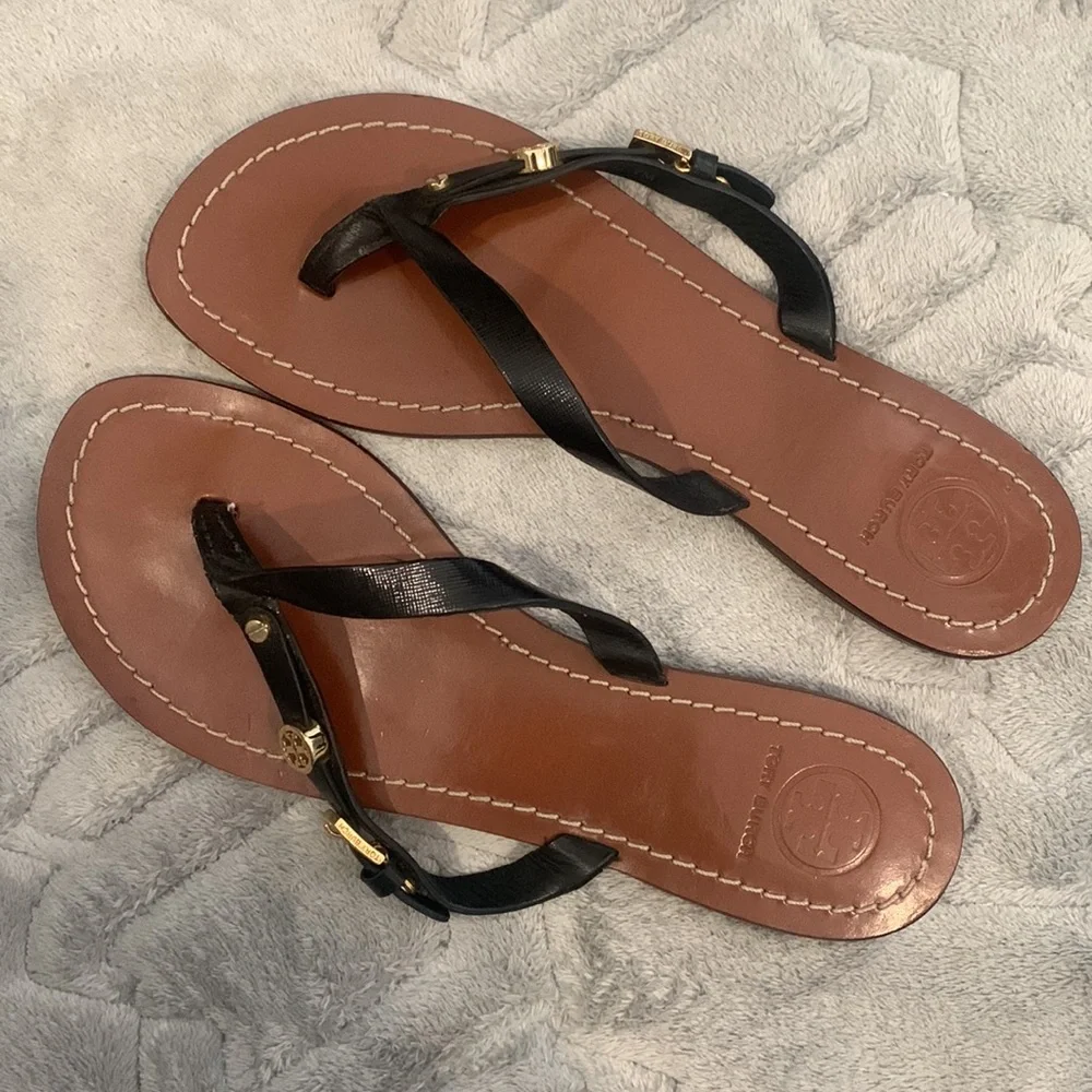 💯 Authentic Tory Burch leather flats - Picture 2 of 5